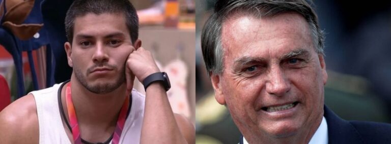 Arthur e Bolsonaro